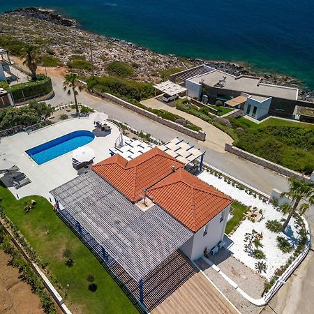 Villa Hemera Ocean View Private Heated Pool Horafákia Kültér fotó