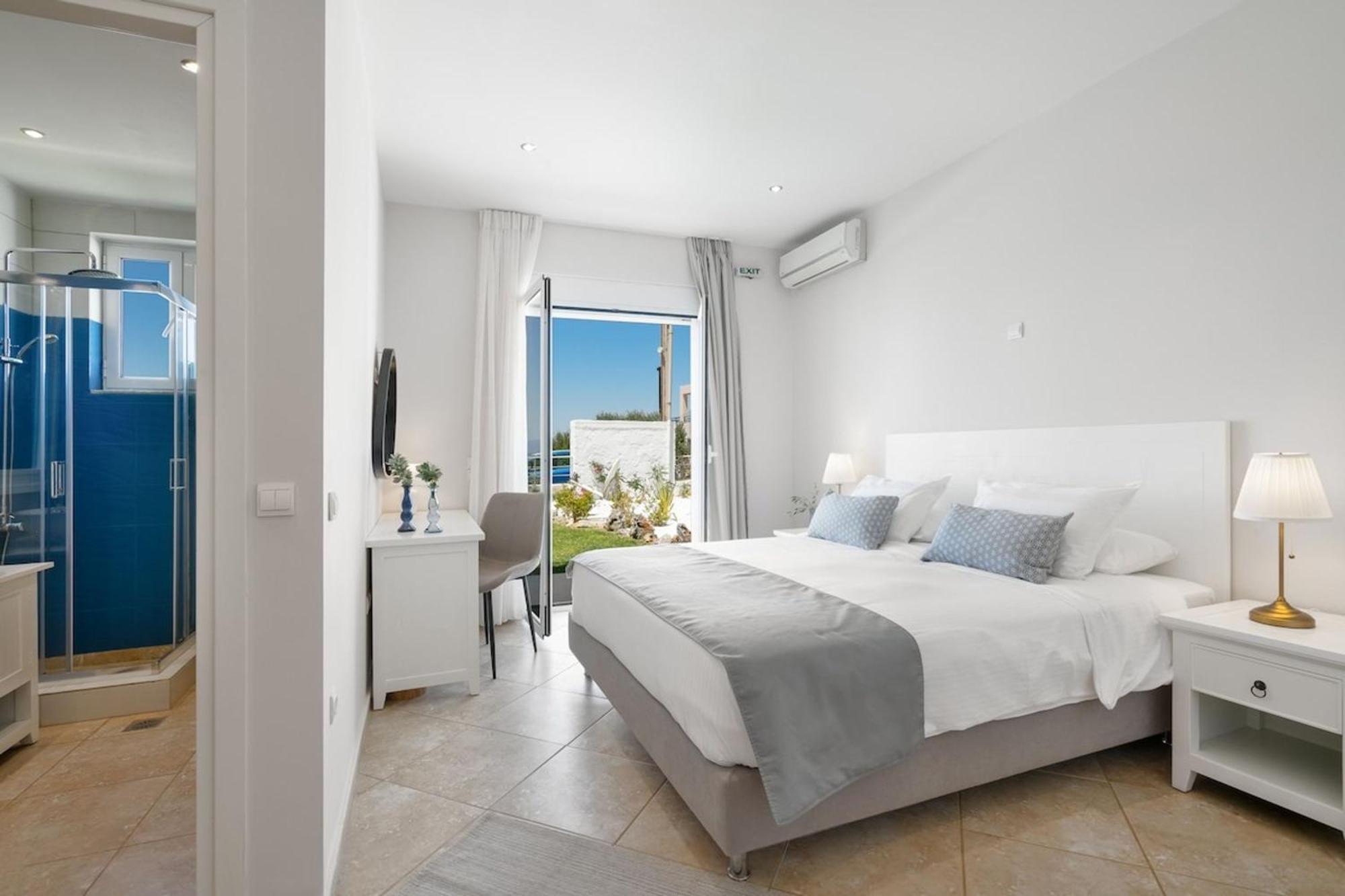 Villa Hemera Ocean View Private Heated Pool Horafákia Kültér fotó